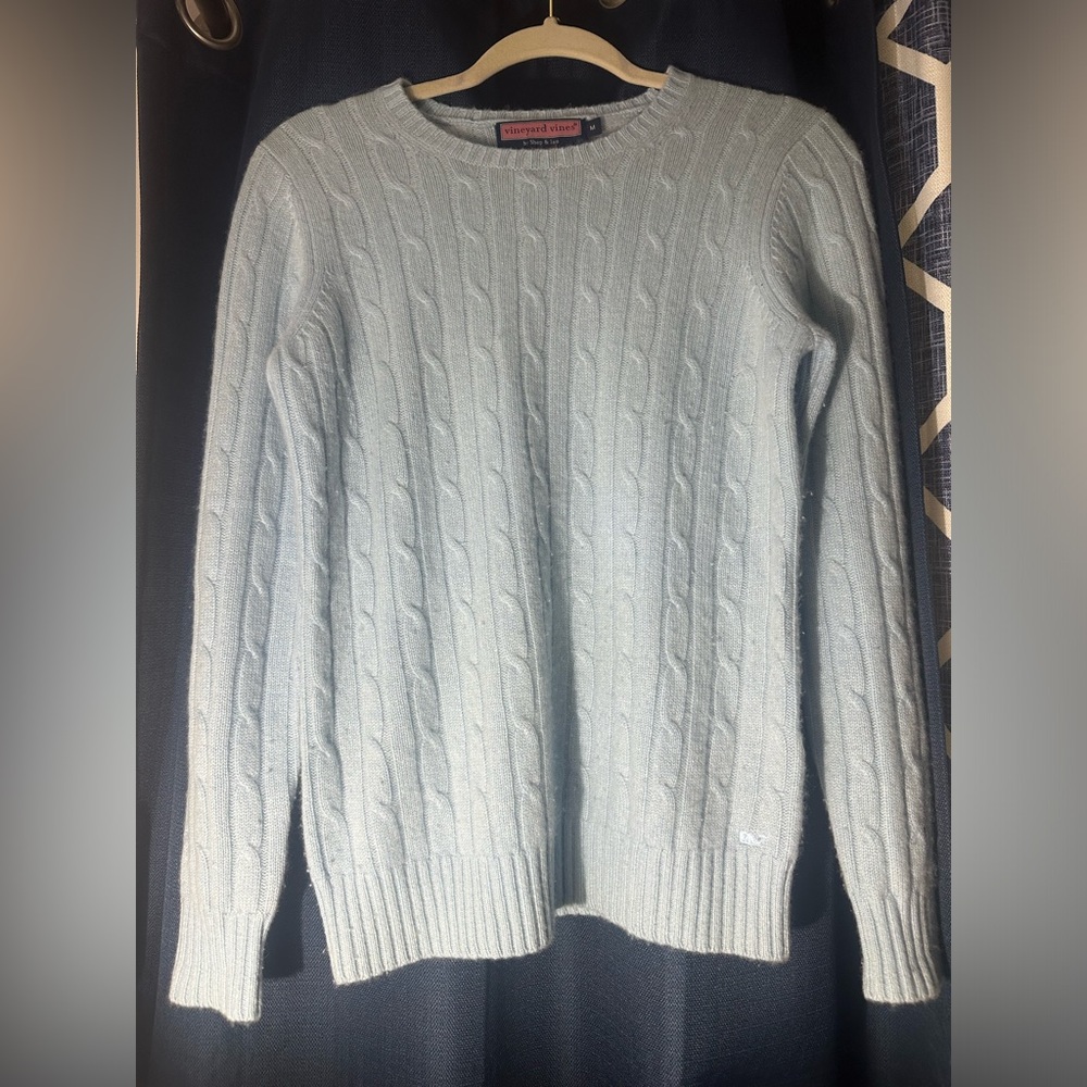 Vineyard Vines Sweater Jake Blue 100% Cashmere